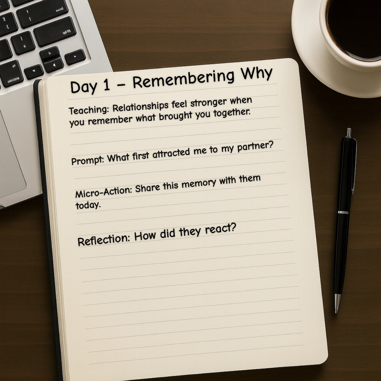 Relationship Reset – Guided Journal for Couples