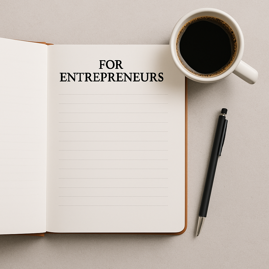 Founder Focus – Guided Journaling Program for Entrepreneur